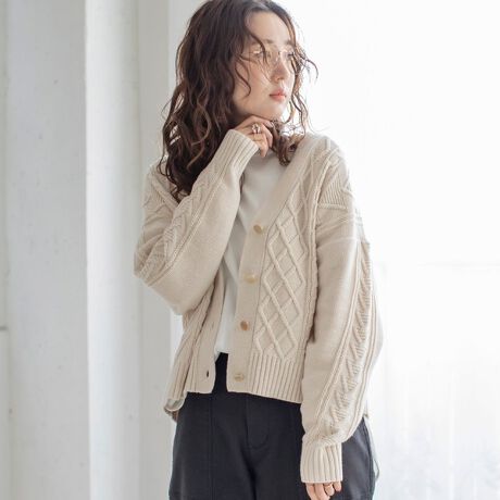 エアリーケーブル編みニットカーディガン コーエン Coen ファッション通販 マルイウェブチャネル To607 271 48 01