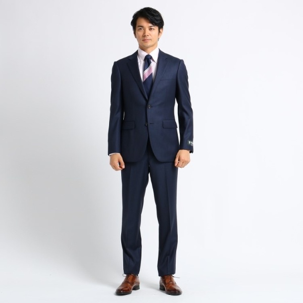 タケオキクチ最高級ドーメル DORMEUIL ストライプ スーツ セットアップ