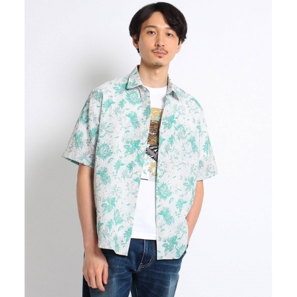 ボタニカルプリント シアサッカーシャツ | タケオキクチ(TAKEO KIKUCHI 