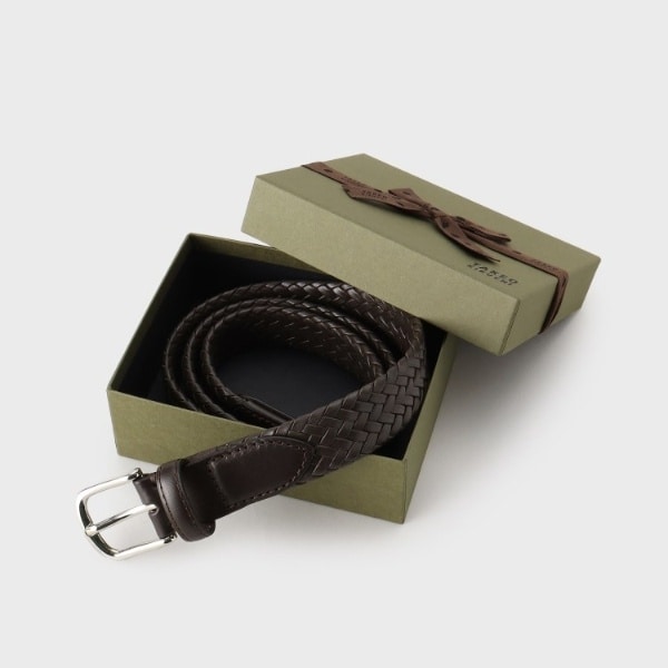 Made in JAPAN】フリコバックル ドレス レザーベルト