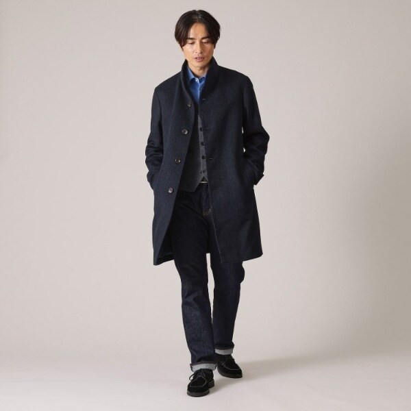 libeizhuli 様TAKEO KIKUCHI カシミヤスタンドカラーコート 楽天市場】【SALE／30%OFF】【ウールカシミヤブレンド】ビーバー調