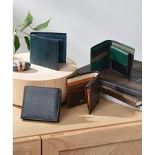 タケオキクチ(TAKEO KIKUCHI)のアンティーク調レザー 2つ折り 財布