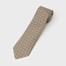 タケオキクチ(TAKEO KIKUCHI)の【Made in JAPAN】矢絣（やがすり）シルクネクタイ