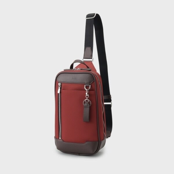 TAKEO KIKUCHI ボディバック キーリング付 上品な光沢】 キーリング付きボディバッグ | タケオキクチ(TAKEO