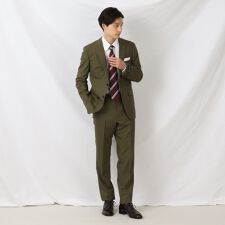 【DORMEUIL】リップストップ カラー スーツ