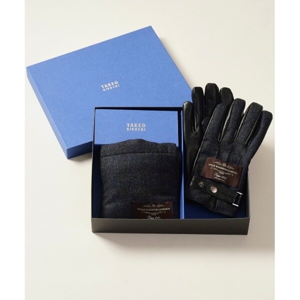 専用TAKEO KIKUCHIパデッドマフラー＆グローブ（手袋）セット新品 楽天市場】【GIFT】パデッドマフラー＆グローブBOXセット