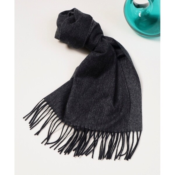 洗えるベビーカシミヤ】リバーシブル 無地マフラー | タケオキクチ