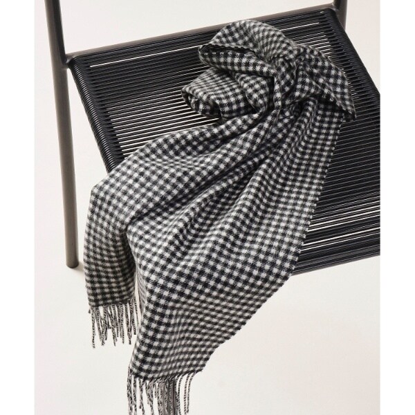 タケオキクチ　【洗えるカシミヤ】ガンクラブチェック マフラー 洗えるカシミヤ】ガンクラブチェック マフラー | タケオキクチ