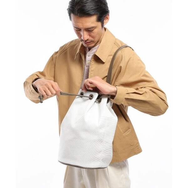 タケオキクチ THE FLAGSHIP キャンバスコンビ ボンサック THE FLAGSHIP】キャンバスコンビ ボンサック | タケオキクチ