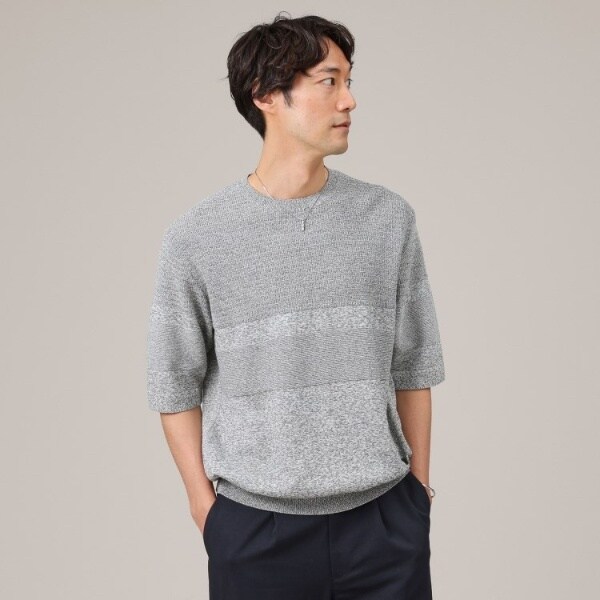 美濃和紙5分袖 ニットTシャツ | タケオキクチ(TAKEO KIKUCHI