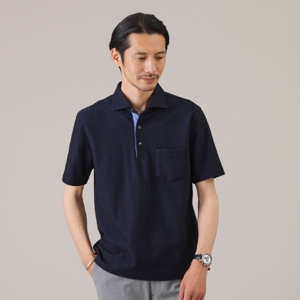 【新品未使用】 TAKEO KIKUCHI タケオキクチ ポロシャツ 秋 ピンク Takeo Kikuchi Spring and Summer 2025｜TAKEO KIKUCHI