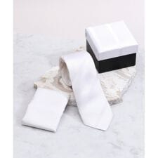 【フォーマルBOX】チーフ＆シルクネクタイセット