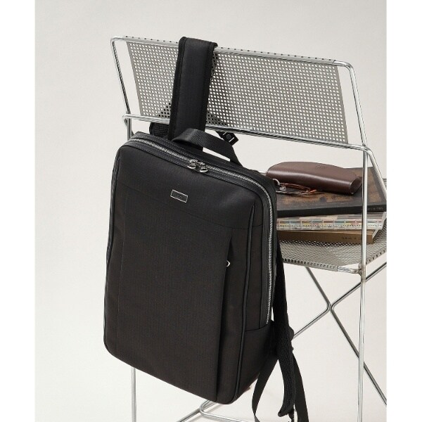 ONOFF兼用13インチPC対応】スリム ヘリンボン リュック