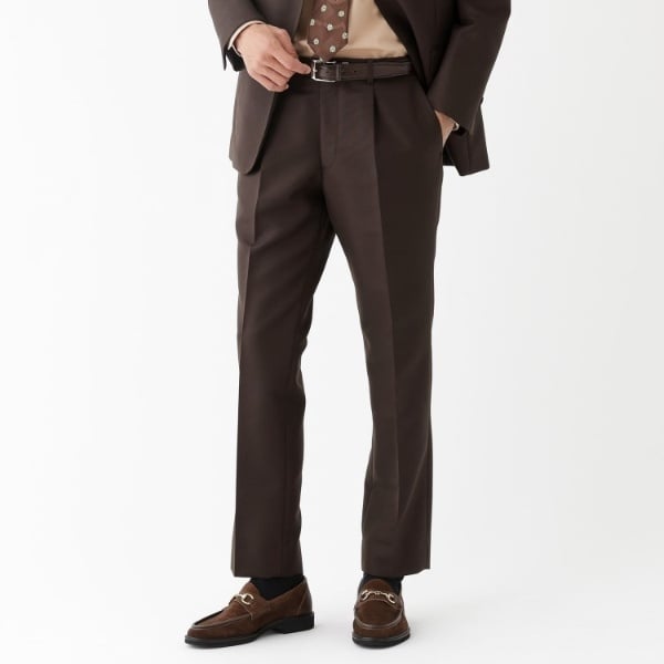 一部店舗限定】サイドチェックトラックパンツ | ブラック