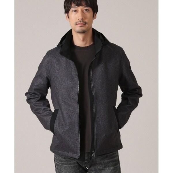 DOWN FABRIC】ダウンファブリック フード ZIP UP ブルゾン