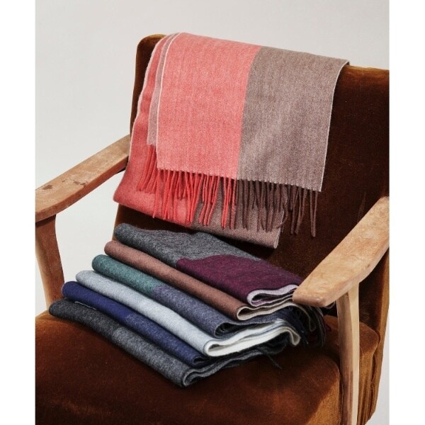 洗えるカシミヤ】4面パネル マフラー | タケオキクチ(TAKEO KIKUCHI