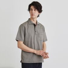 千鳥柄ポロシャツ