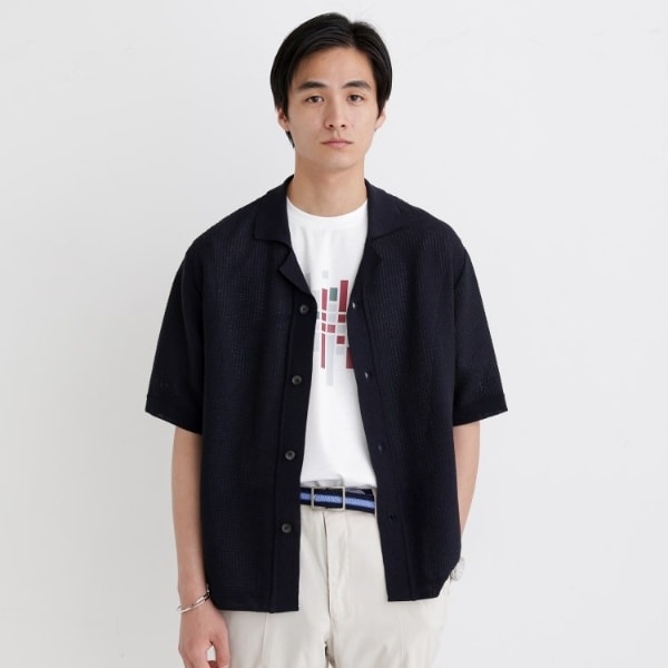 タケオキクチ オンブレーチェック カーディガン M チェック柄 ボルドー タケオキクチ オンブレーチェック カーディガン M チェック柄