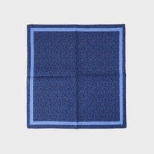パズル柄プリントハンカチ