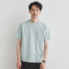 【COOL CITY WEAR】ワンポイント刺しゅう ポケットTシャツ 接触冷感