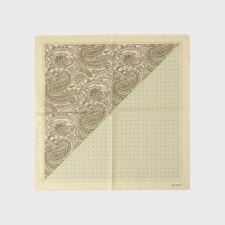 タケオキクチ(TAKEO KIKUCHI)のパターンブロッキング プリントハンカチ