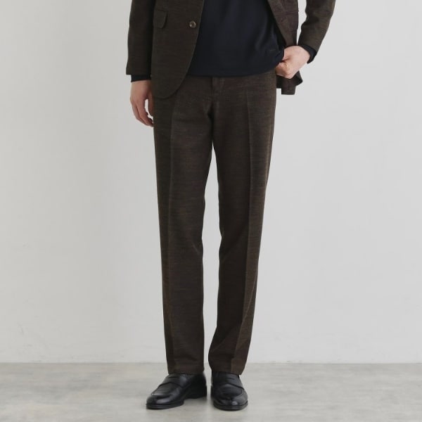 新品⭐️タケオキクチ シェットランドウール パンツ L TAKEO KIKUCHI - タケオキクチ⭐️ シェットランドウール パンツ