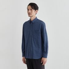 【抗菌防臭】サッカーギンガムチェック ボタンダウンシャツ