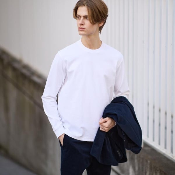 尾州織】ブリスタ Vネック カットソー | タケオキクチ(TAKEO KIKUCHI