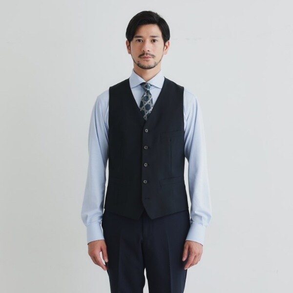 【ほぼ新品】 カノニコ × タケオキクチ セットアップ スーツ 黒 高級生地 TAKEO KIKUCHI / タケオキクチ （メンズ） スーツ