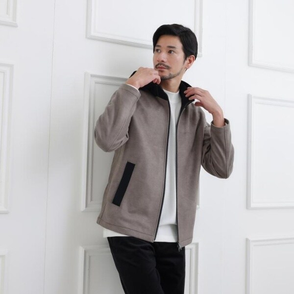 TAKEO KIKUCHI ダウンファブリックフードZIPUPブルゾン DOWN FABRIC】ダウンファブリック フード ZIP UP ブルゾン