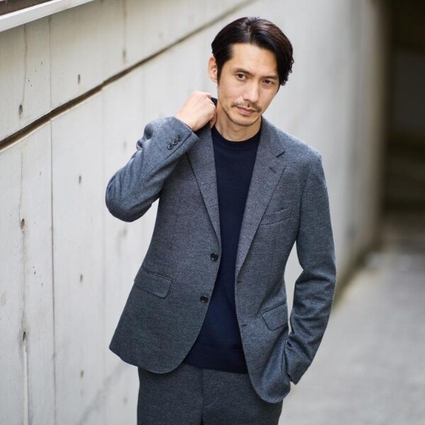 Sサイズ～】尾州織 ピンヘッドムリネ ジャケット | タケオキクチ(TAKEO