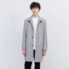 タケオキクチ(TAKEO KIKUCHI)のカシミヤブレンド ビーバー調ステンカラーコート