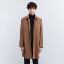 タケオキクチ(TAKEO KIKUCHI)のカシミヤブレンド ビーバー調ステンカラーコート