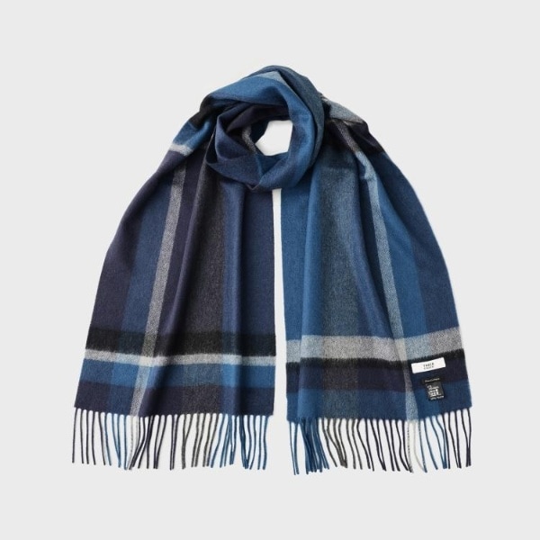 新品 タケオキクチマフラー カシミヤ100%TAKEOKIKUCHI カシミヤ100%】チェック カシミヤマフラー（ストール・マフラー