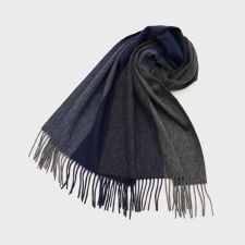 【洗えるカシミヤ】カシミヤ 4面パネルマフラー