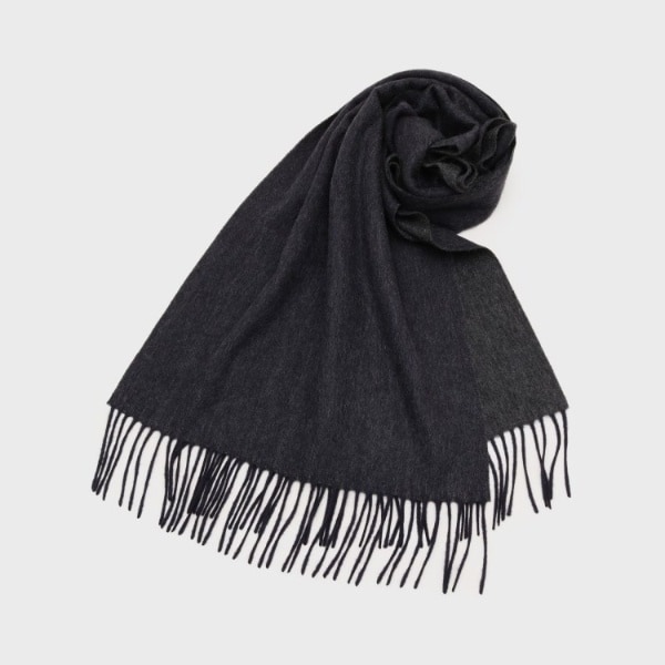 クレストブリッジチェックリバーシブルマフラー | ブラック