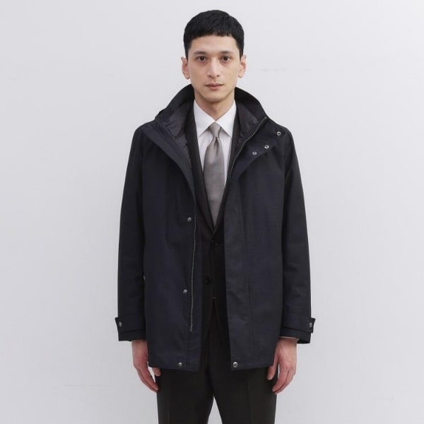 DOWN FABRIC】ダウンファブリック フード ZIP UP ブルゾン