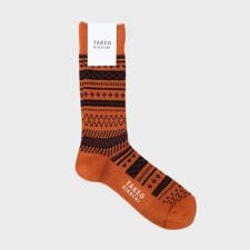 タケオキクチ(TAKEO KIKUCHI)のフェアアイル柄ソックス