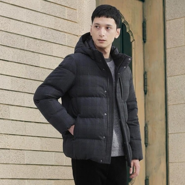 ウールライク チェック ダウン ブルゾン | タケオキクチ(TAKEO KIKUCHI