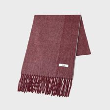 【ラッピング巾着セット】カシミヤブレンド リバーシブルマフラー