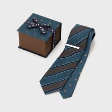 【BOXセット】イングリッシュガーデン ネクタイ＆タイバー