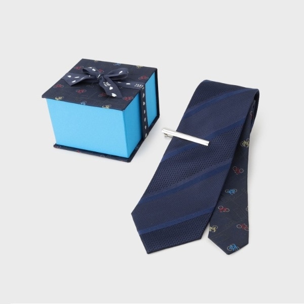 ネクタイ】タケオキクチ｜ タイバーBOXセット ソリッド/ 馬 干支