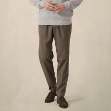 【ON／OFF兼用】CARREMANファブリック スリムイージー スラックス