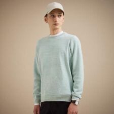 【洗える】カラースプリングニット