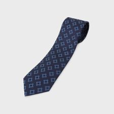 【縁起の良いネクタイ】PNJ 千鳥ジオメトリックネクタイ