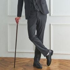 【BOWLER HAT LABEL】ピンヘッドジャージ スラックス