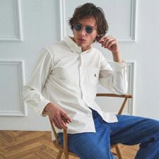 【BOWLER HAT LABEL】ボーラーハットウォーカー刺繍 ボタンダウンシャツ