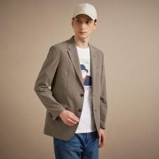 【通気性】トリコットサッカー ジャケット