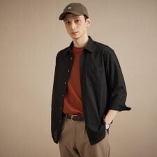 【通気性】トリコットサッカー 7分袖シャツ