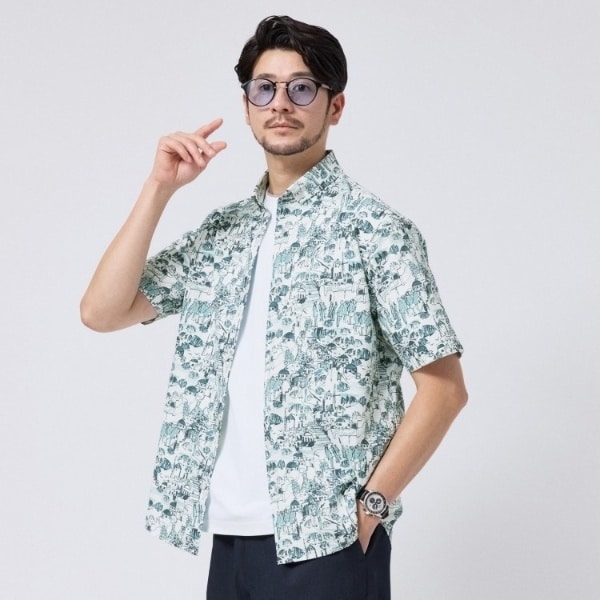 JFP DotAir（R）リゾートプリント半袖シャツ | タケオキクチ(TAKEO